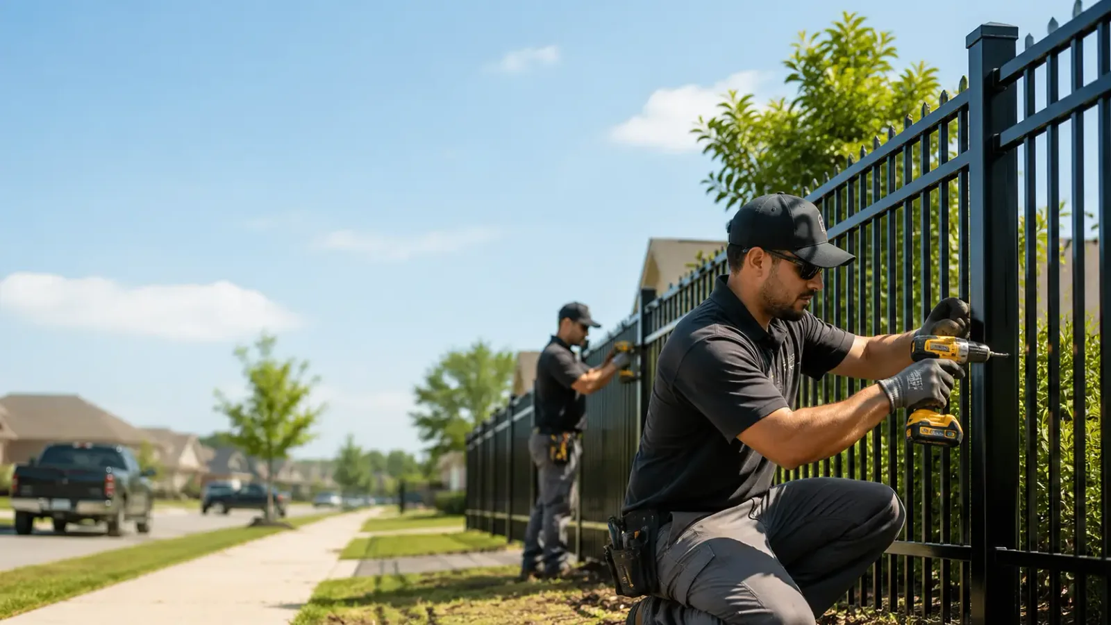 Metal Fence Installation in Aurora, CO